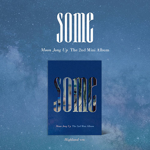 MOON JONG UP 2ND MINI ALBUM - SOME + APPLEMUSIC PHOTOCARD